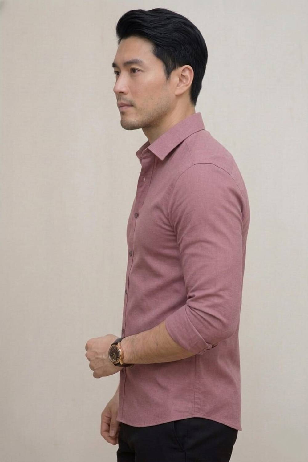 Manspire Men Pink Casual Shirt - Image 3