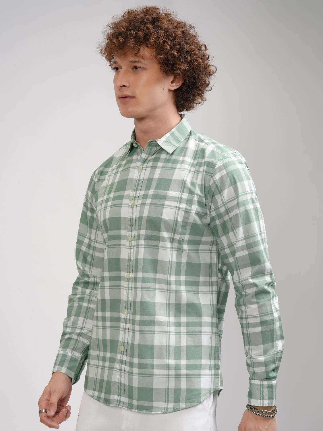 HIGHLANDER Men Checkered Multicolor Shirt - Image 4