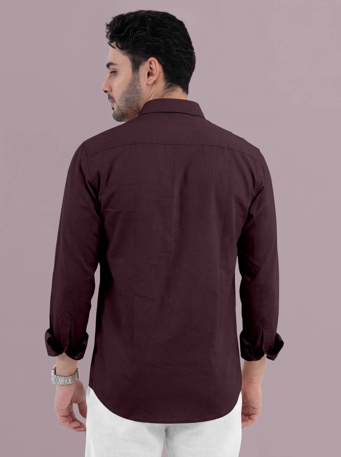 szn Men Regular Fit Solid Casual Shirt - Image 3
