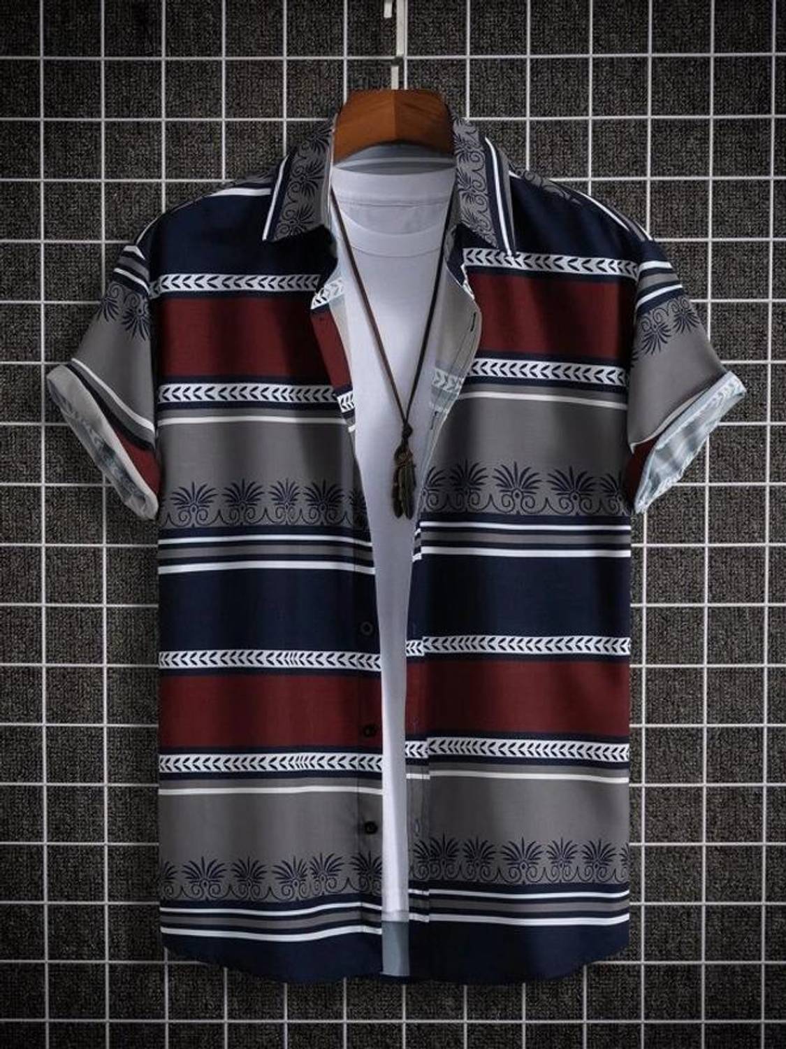 Solbiza Men Regular Fit Printed Casual Shirt