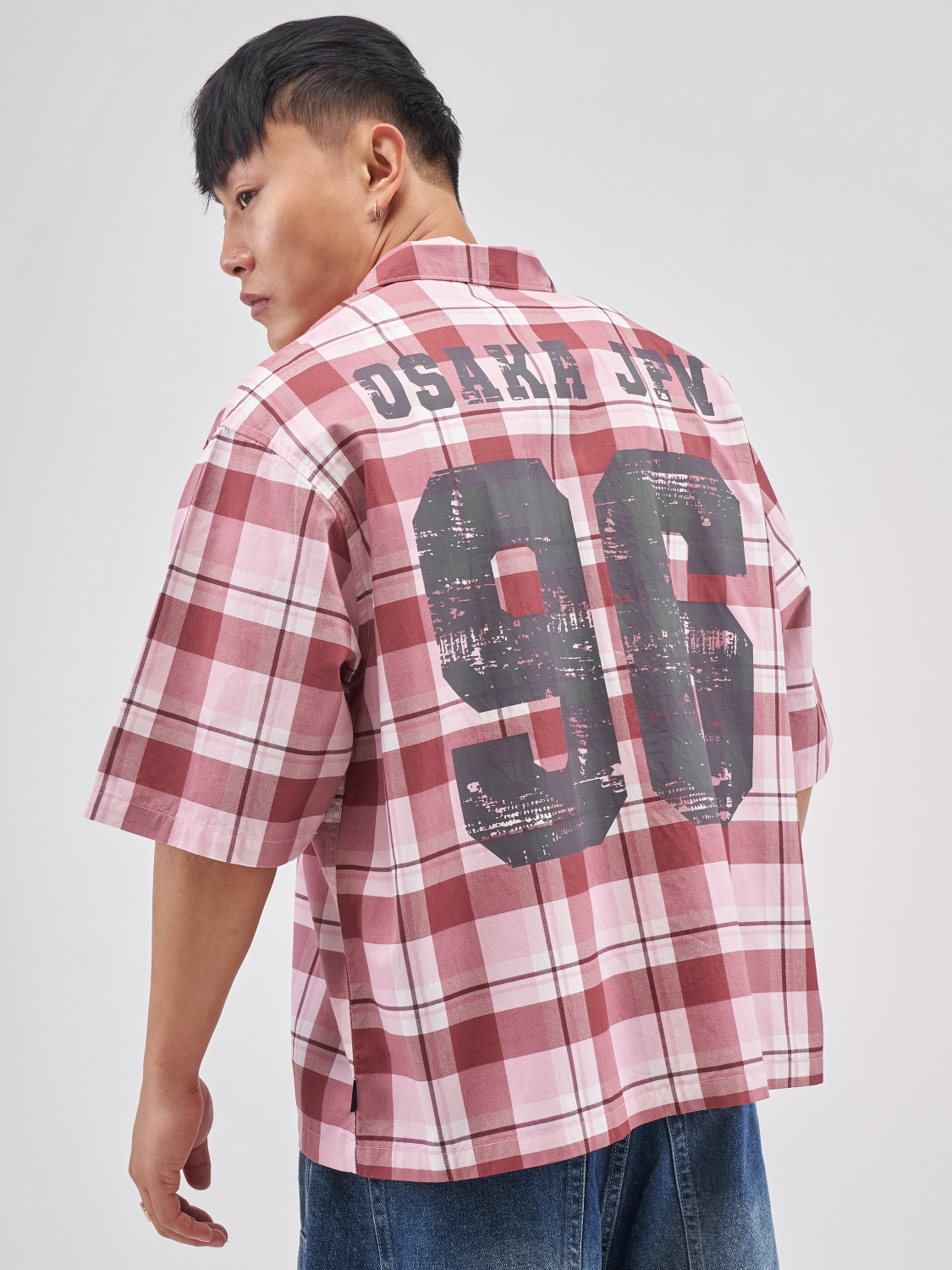 Image of HIGHLANDER Men Checkered Casual Brown Shirt