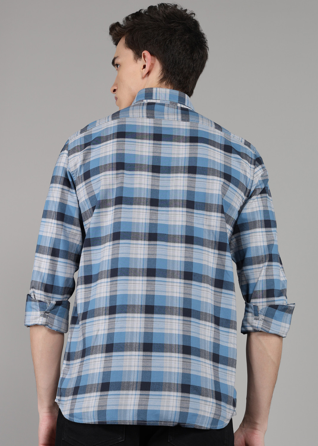 Image of ARROW Men Checkered Casual Multicolor Shirt