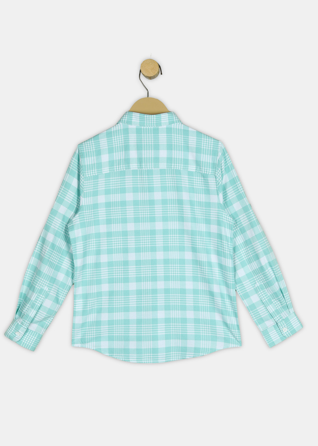 Image of Allen Solly Boys Checkered Casual Multicolor Shirt
