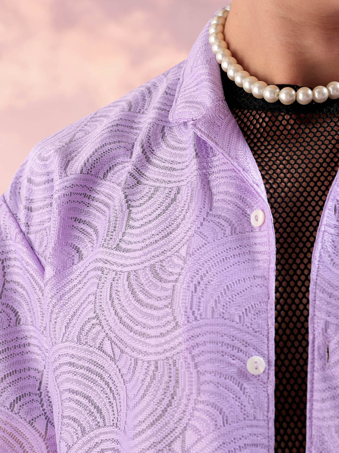 Image of The Indian Garage Co. Men Solid Beach Wear Purple Shirt