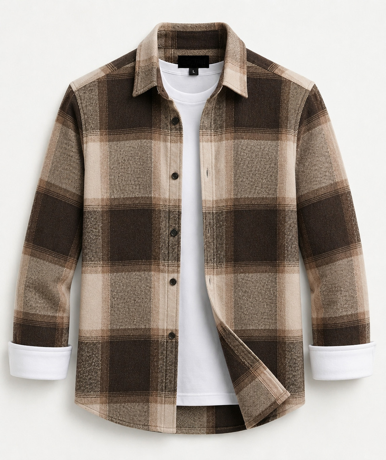 Image of DIMMY Men Checkered Casual Multicolor Shirt