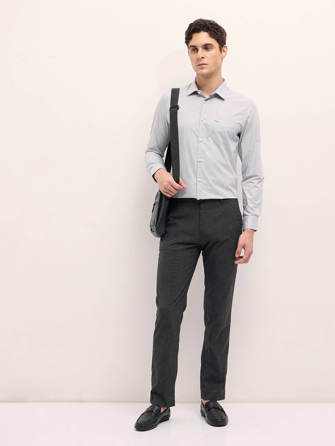 THE BEAR HOUSE Men Grey Formal Shirt - Image 4