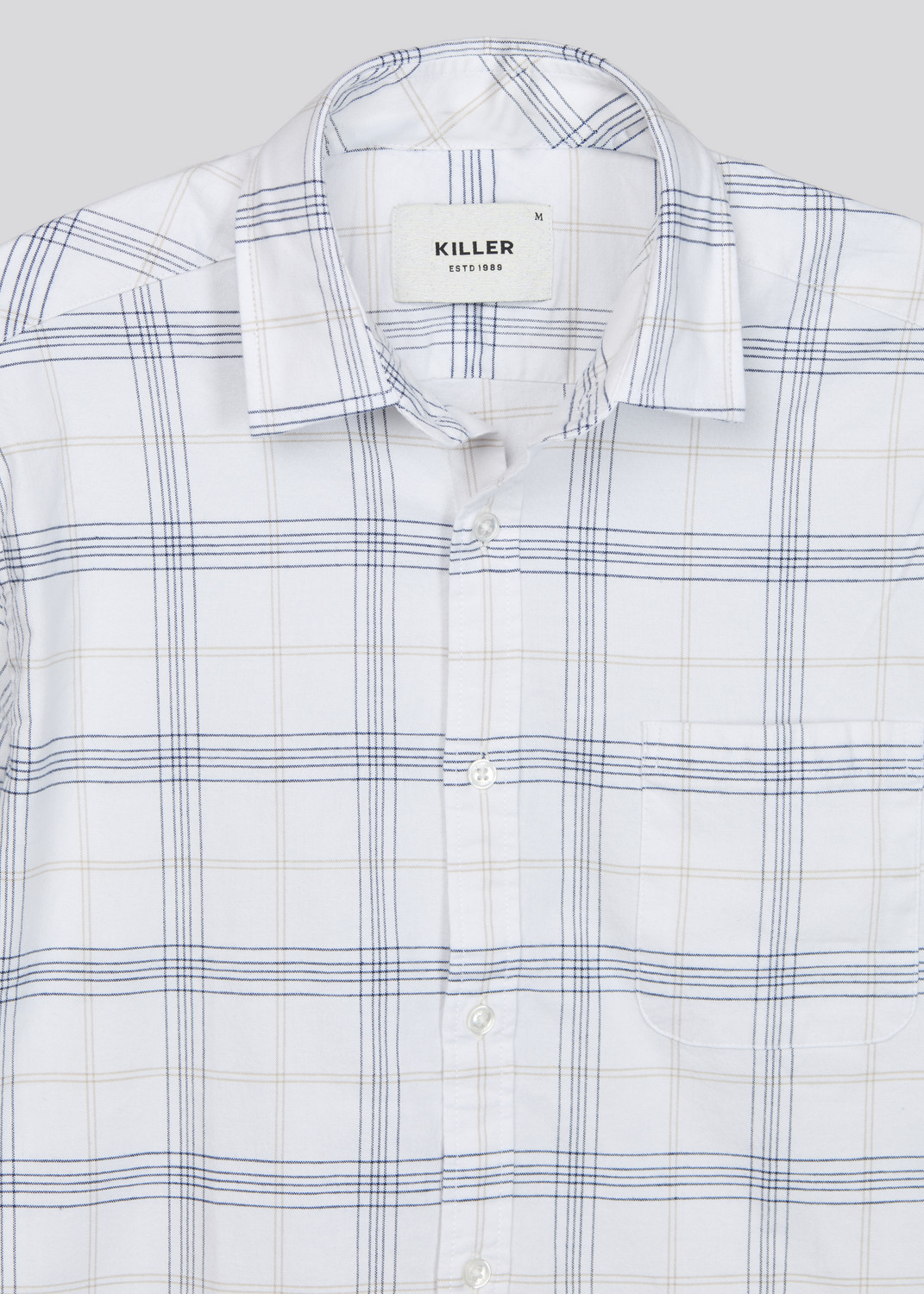 Image of KILLER Men Slim Fit Checkered Casual Shirt