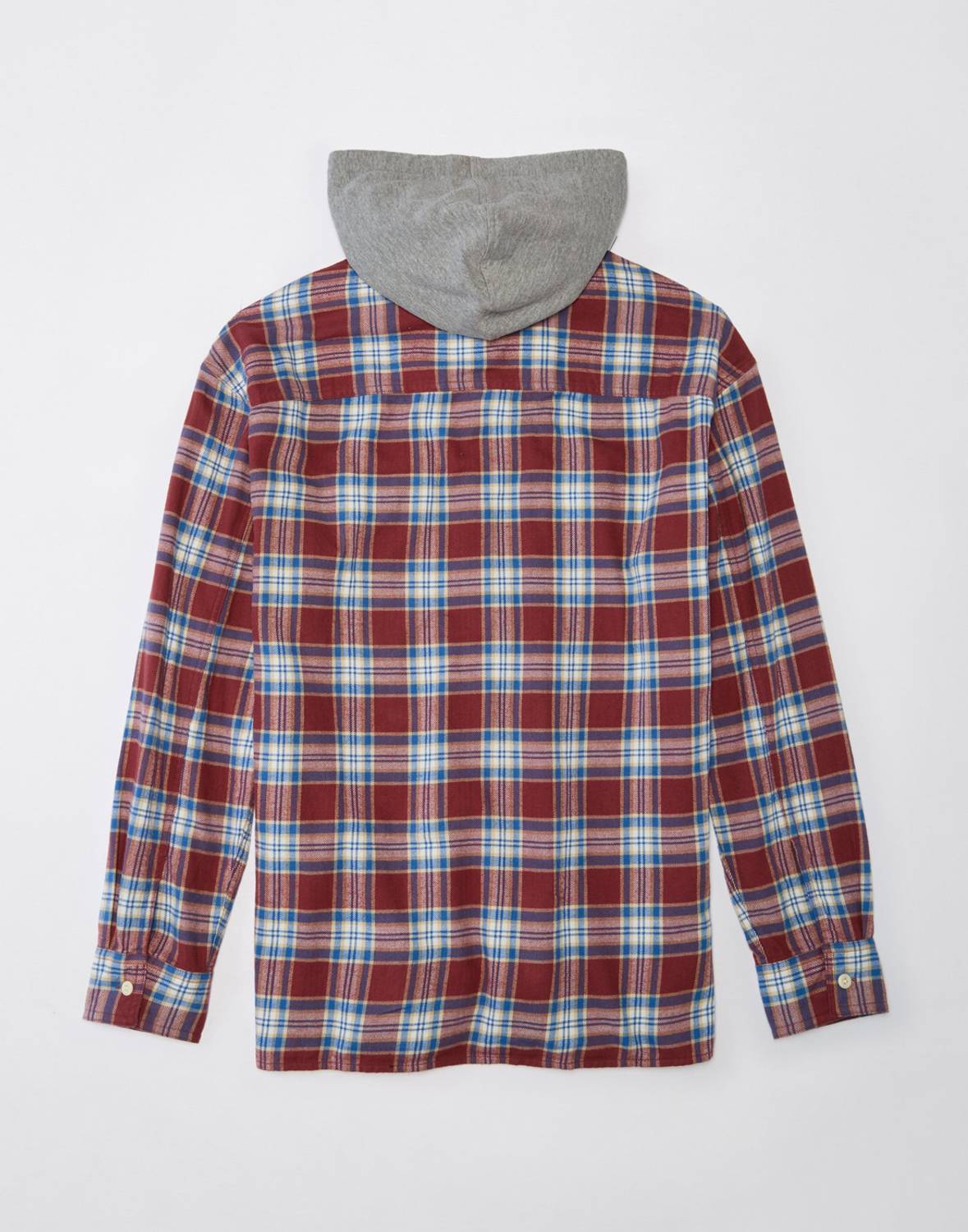 American Eagle Men Checkered Red Shirt - Image 5