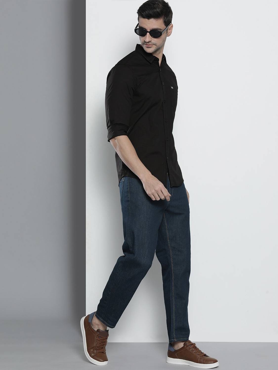 The Indian Garage Co. Men Black Casual Shirt - Image 5