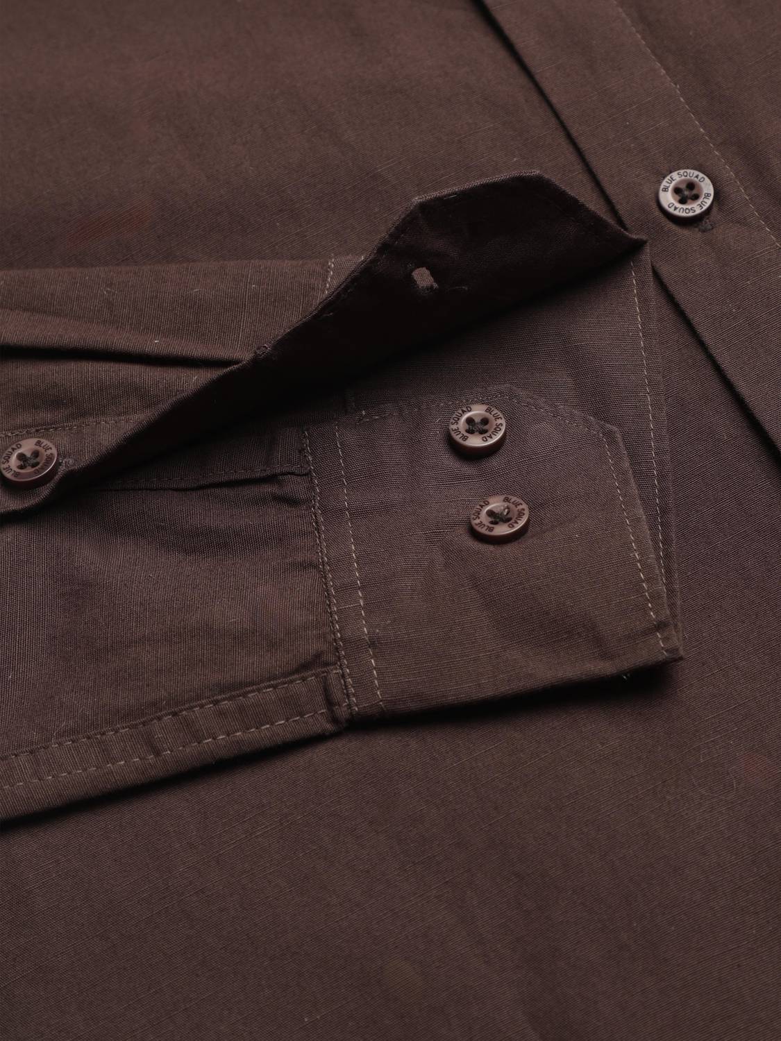 Blue Squad Men's Brown Shirt - Image 5