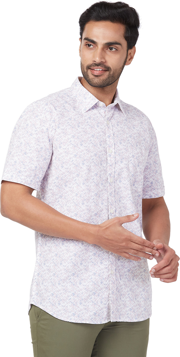 Image of PARX Men Printed Casual Multicolor Shirt