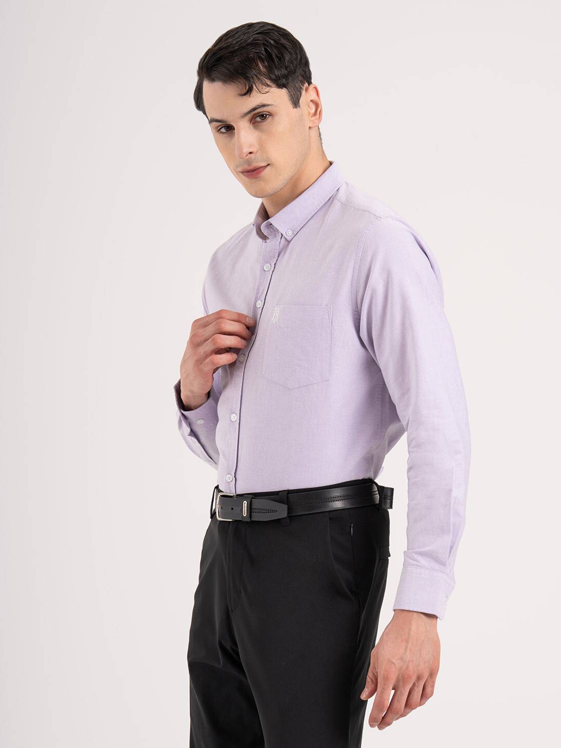 RED TAPE Men Purple Casual Shirt - Image 3