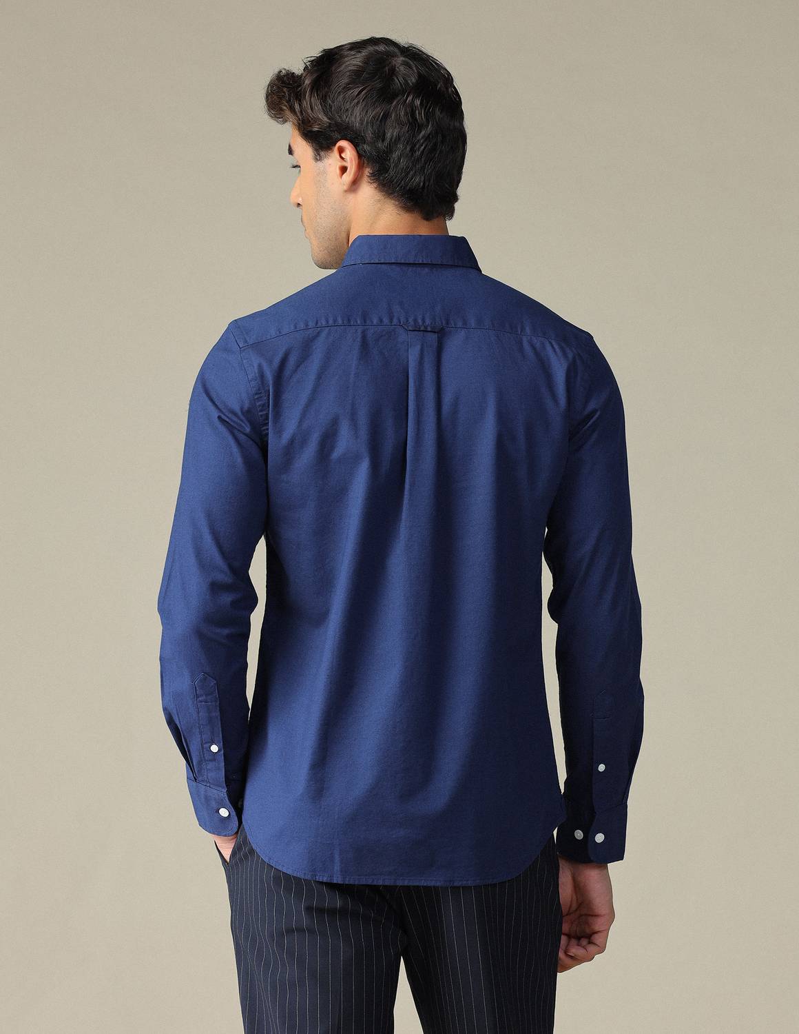 U.S. POLO ASSN. Men Blue Casual Shirt - Image 3