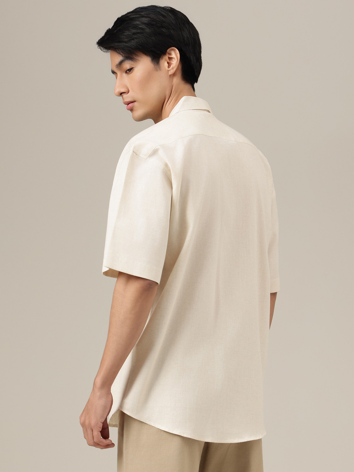Image of DENNISON Men Embroidered Casual White Shirt