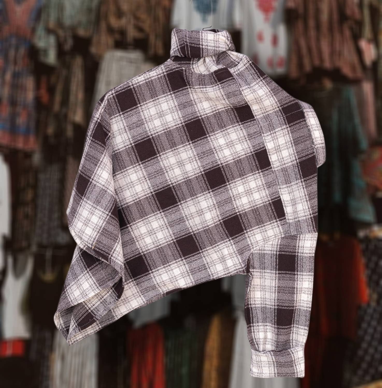 THE BRAVES MANUFACTURER Men Checkered Multicolor Shirt - Image 3