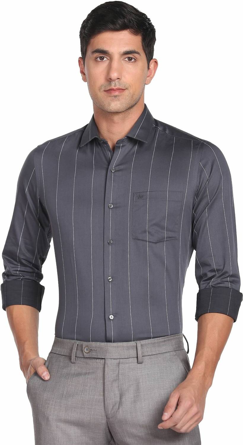ARROW Men Printed Casual Maroon Shirt