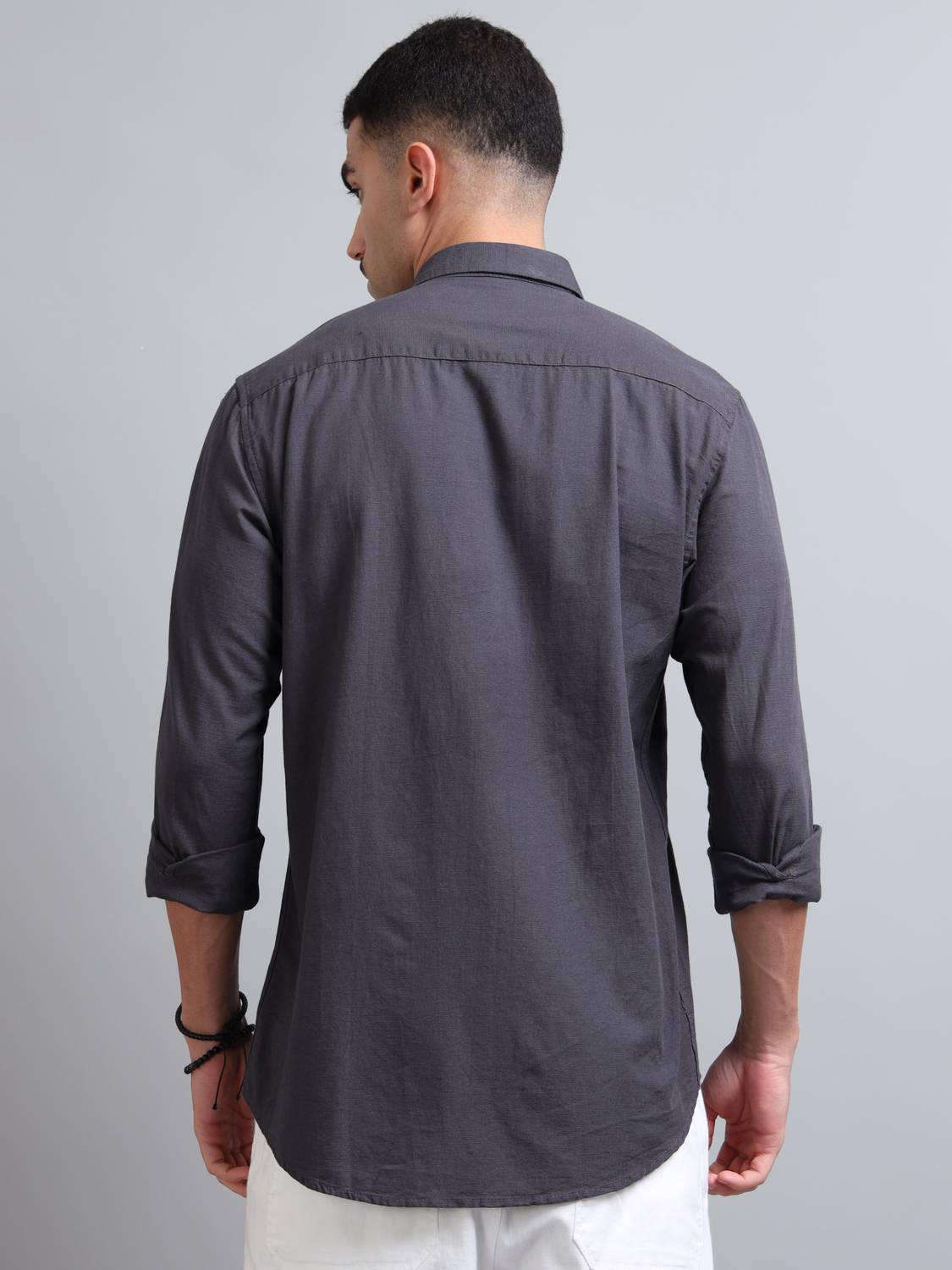 U.S. Pitchers Men Grey Casual Shirt - Image 2