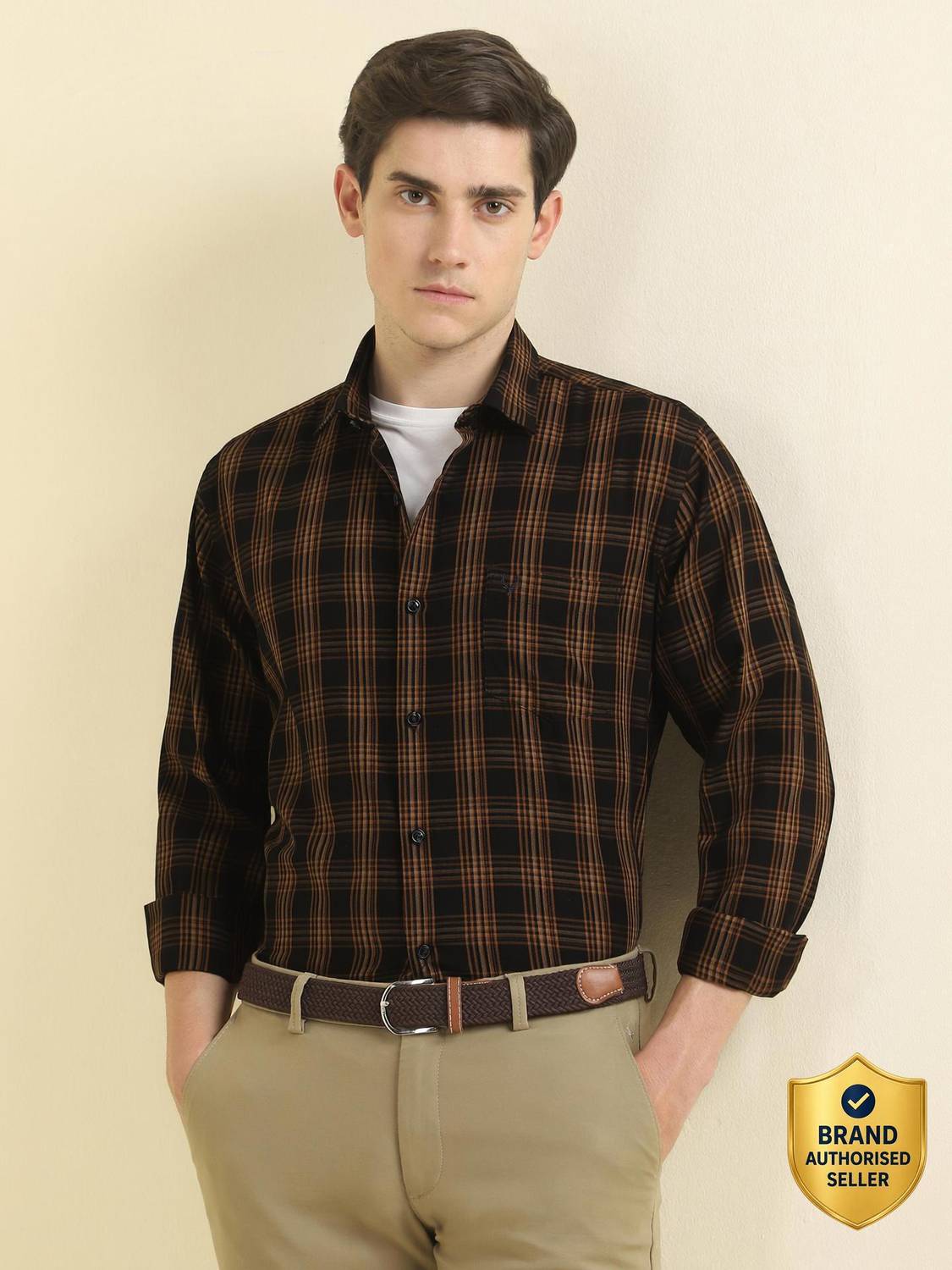Allen Solly Men Checkered Casual Multicolor Shirt