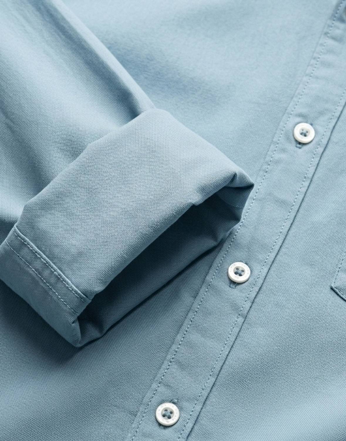 Louis Philippe Men Blue Casual Shirt - Image 5