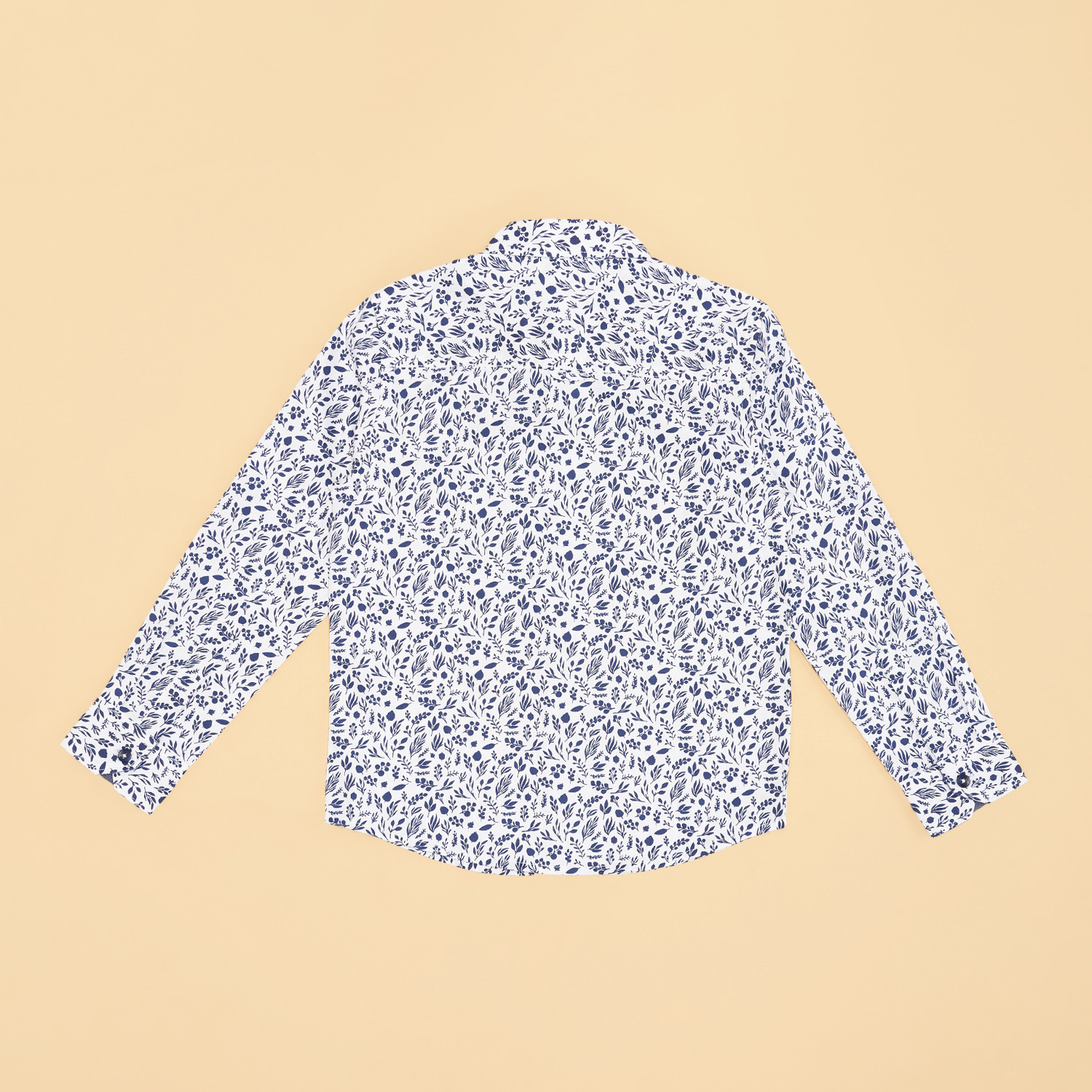 Image of Pantaloons Junior Boys Printed Casual Light Blue Shirt
