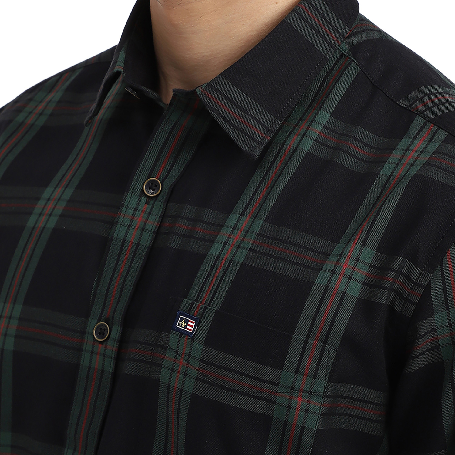 Image of Arrow Sport Men Checkered Casual Multicolor Shirt