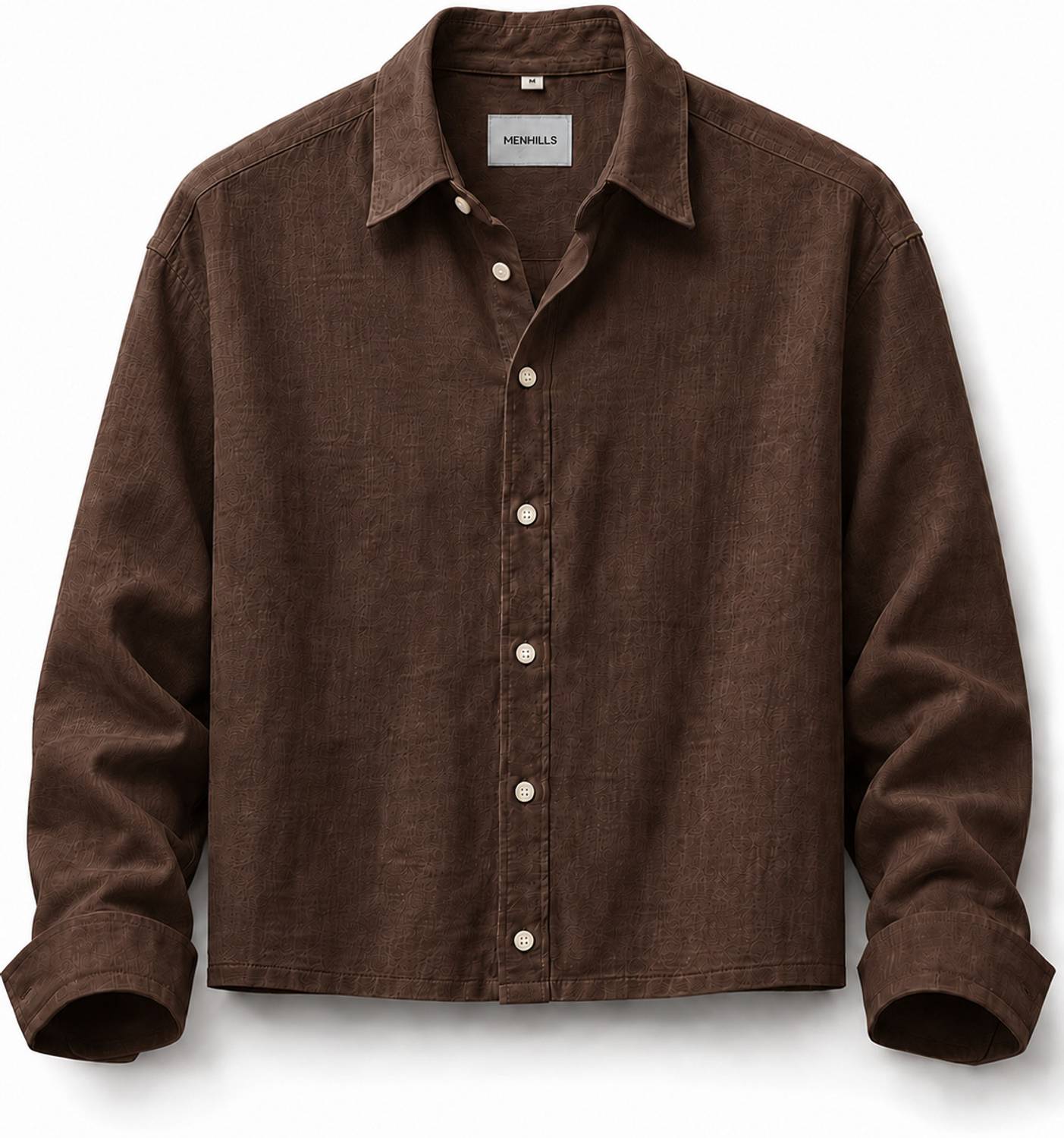 MENHILLS Men Casual Brown Shirt - Image 1