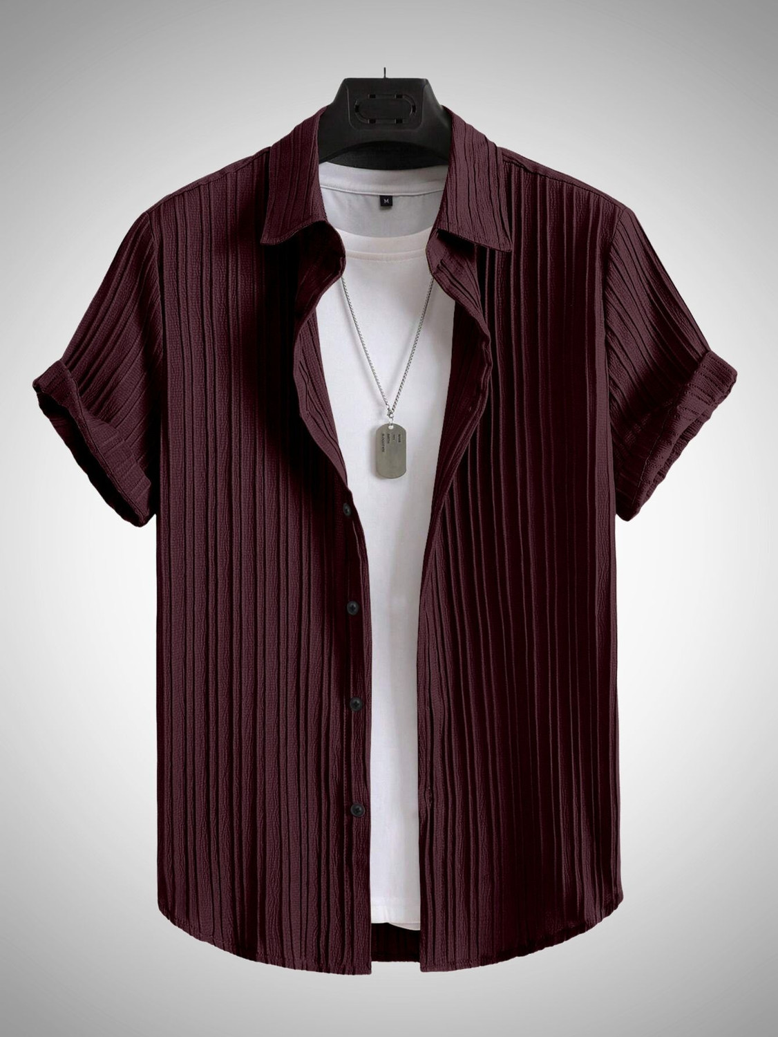 Image of HaloMens Men Striped Casual Multicolor Shirt