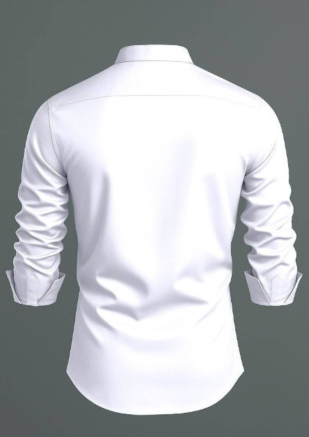 MAN'S Printed Casual Black Shirt - Image 2
