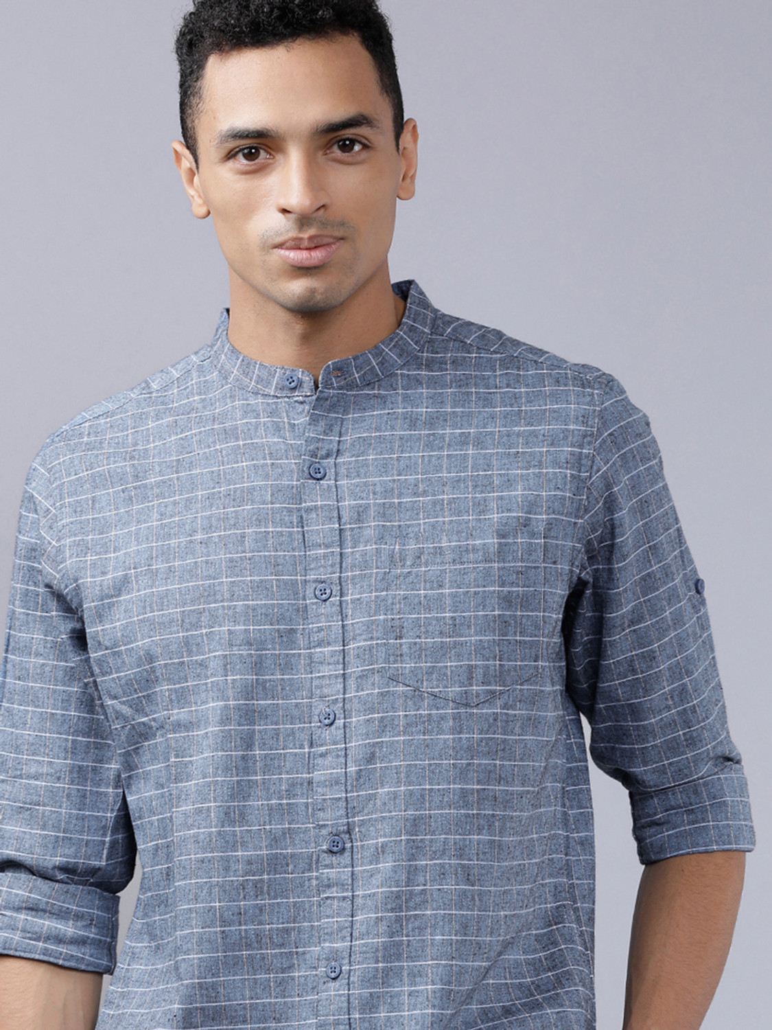 Image of HIGHLANDER Men Checkered Casual Multicolor Shirt