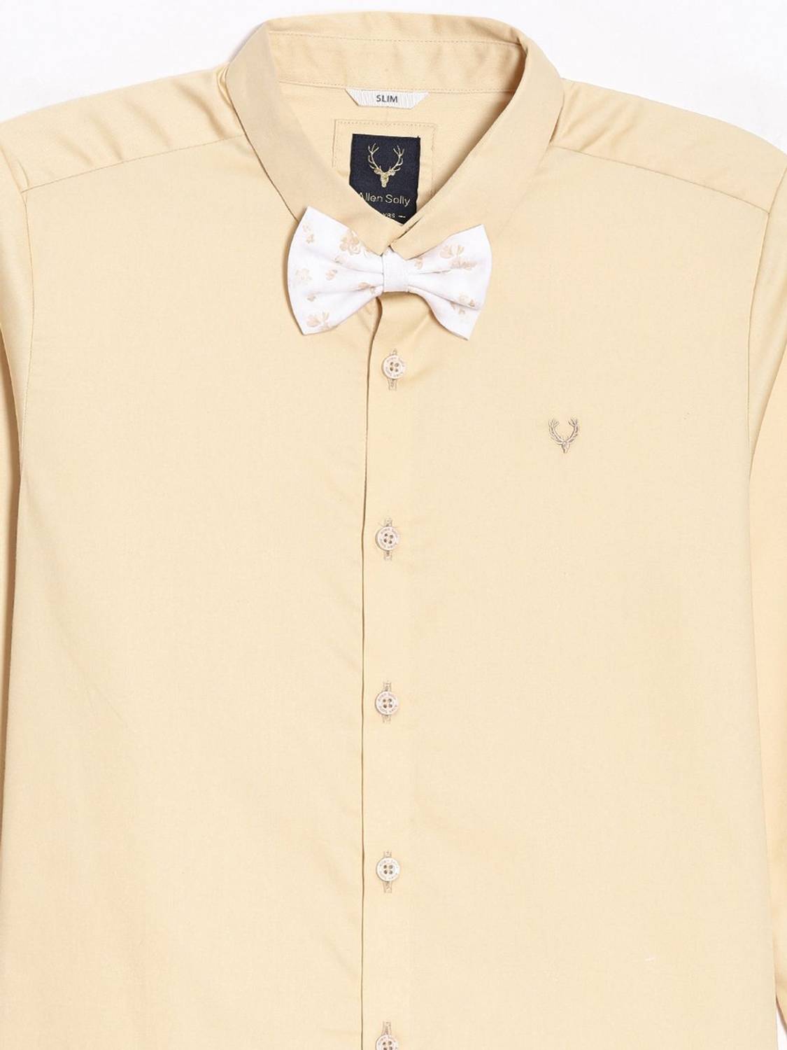 Allen Solly Junior Boys Beige Shirt - Image 3