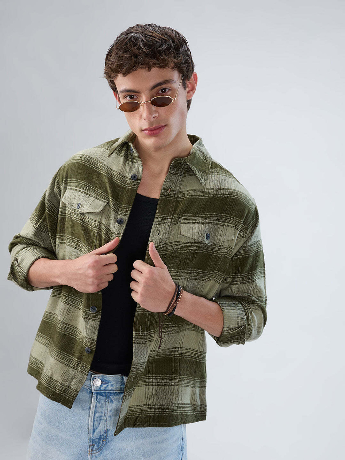 Image of VASTRADO Men Dyed /Ombre Casual Multicolor Shirt