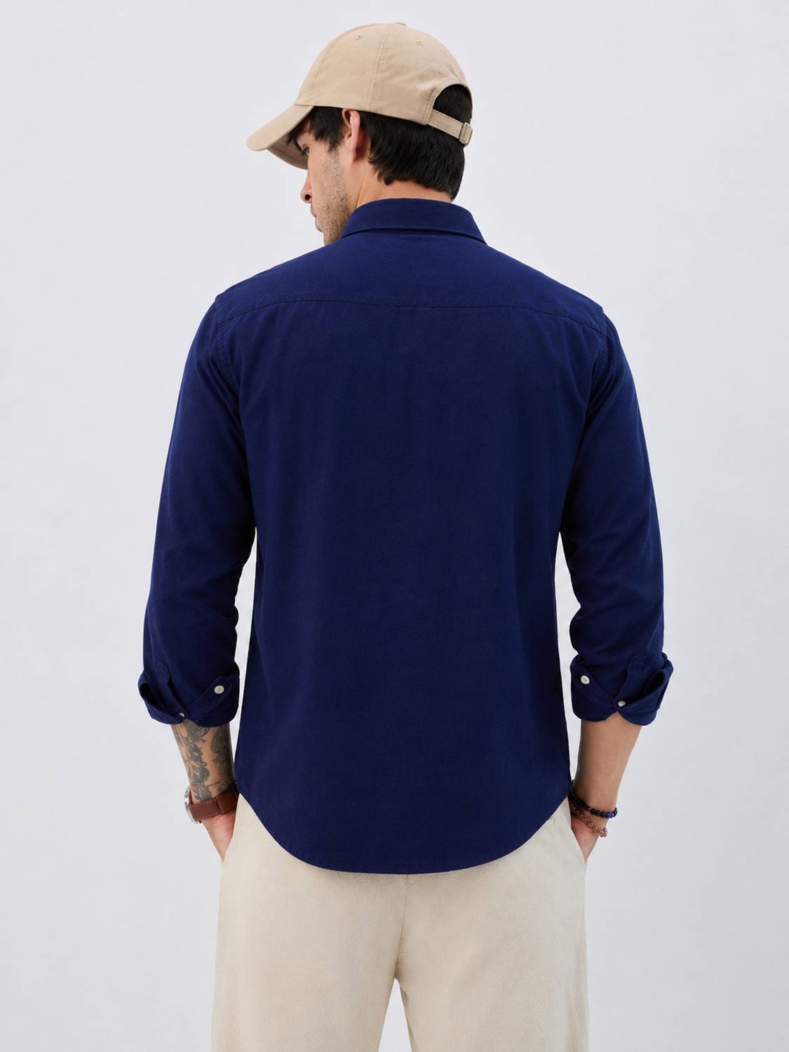 NETTO UOMO Men Dark Blue Shirt - Image 5