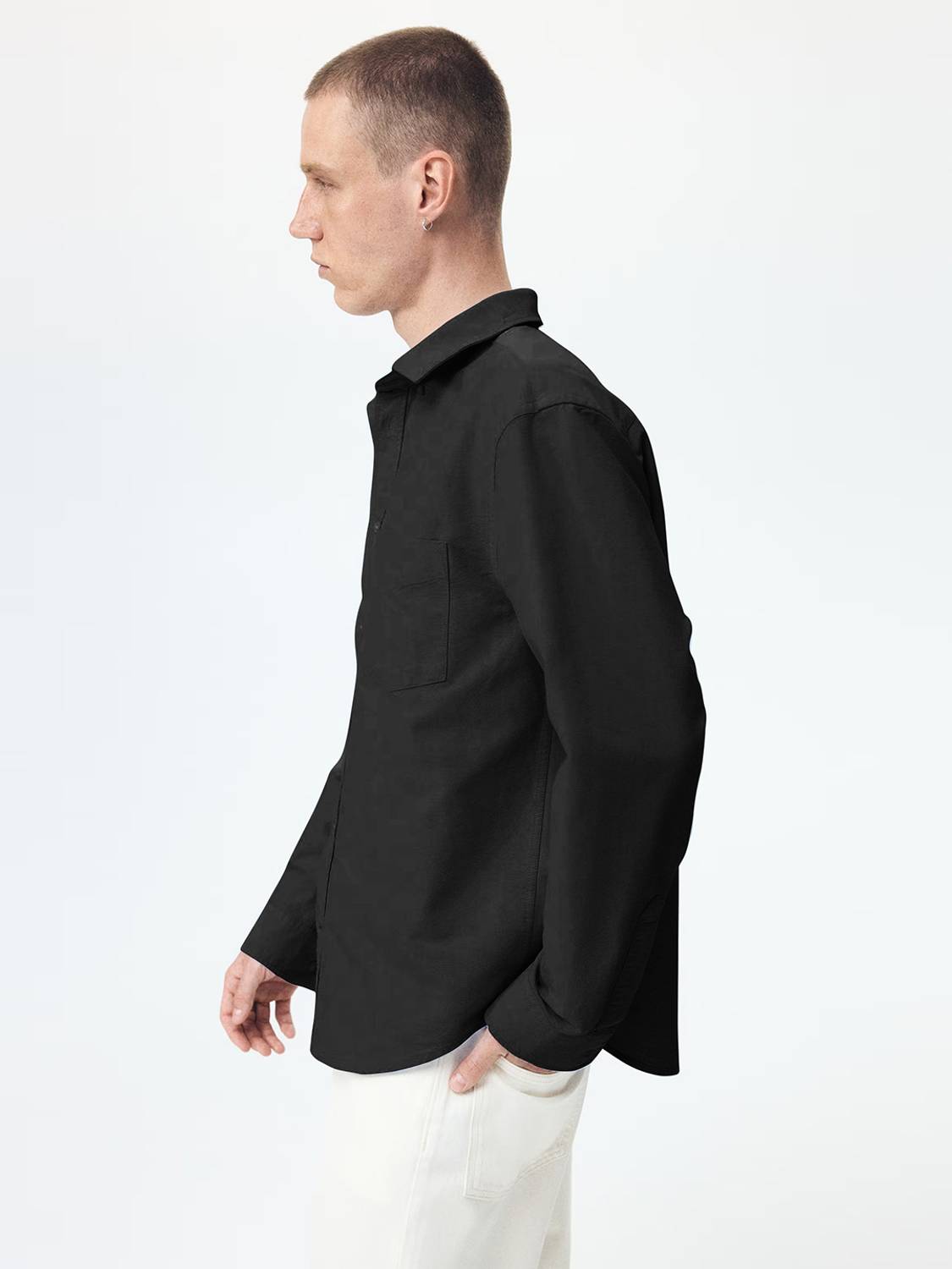 METRONAUT Men Black Casual Shirt - Image 4