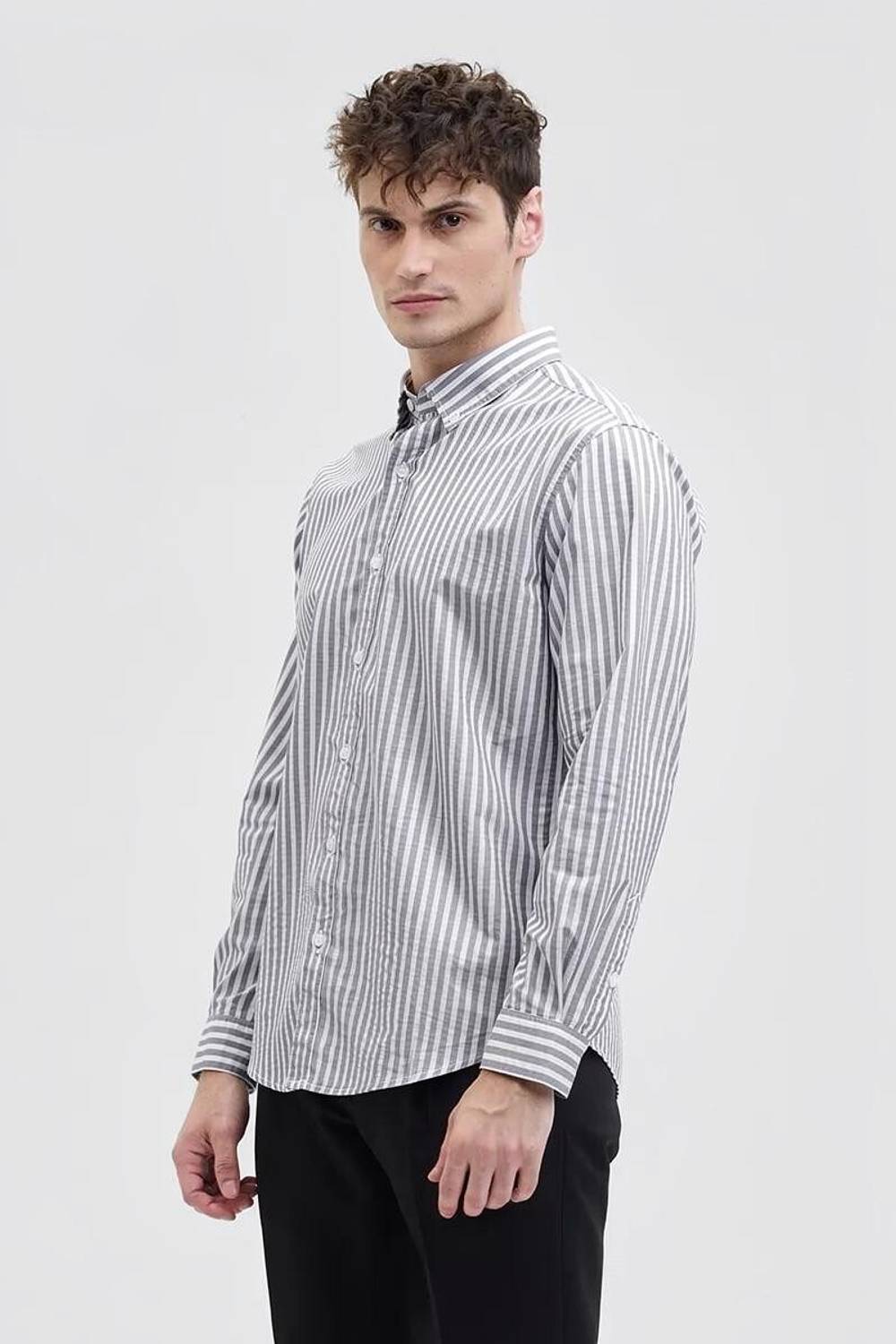 RODEIZ Men Striped Multicolor Shirt - Image 5