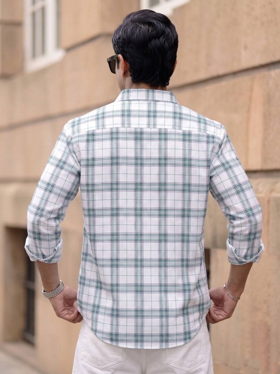 VebNi Men Checkered Multicolor Shirt - Image 2