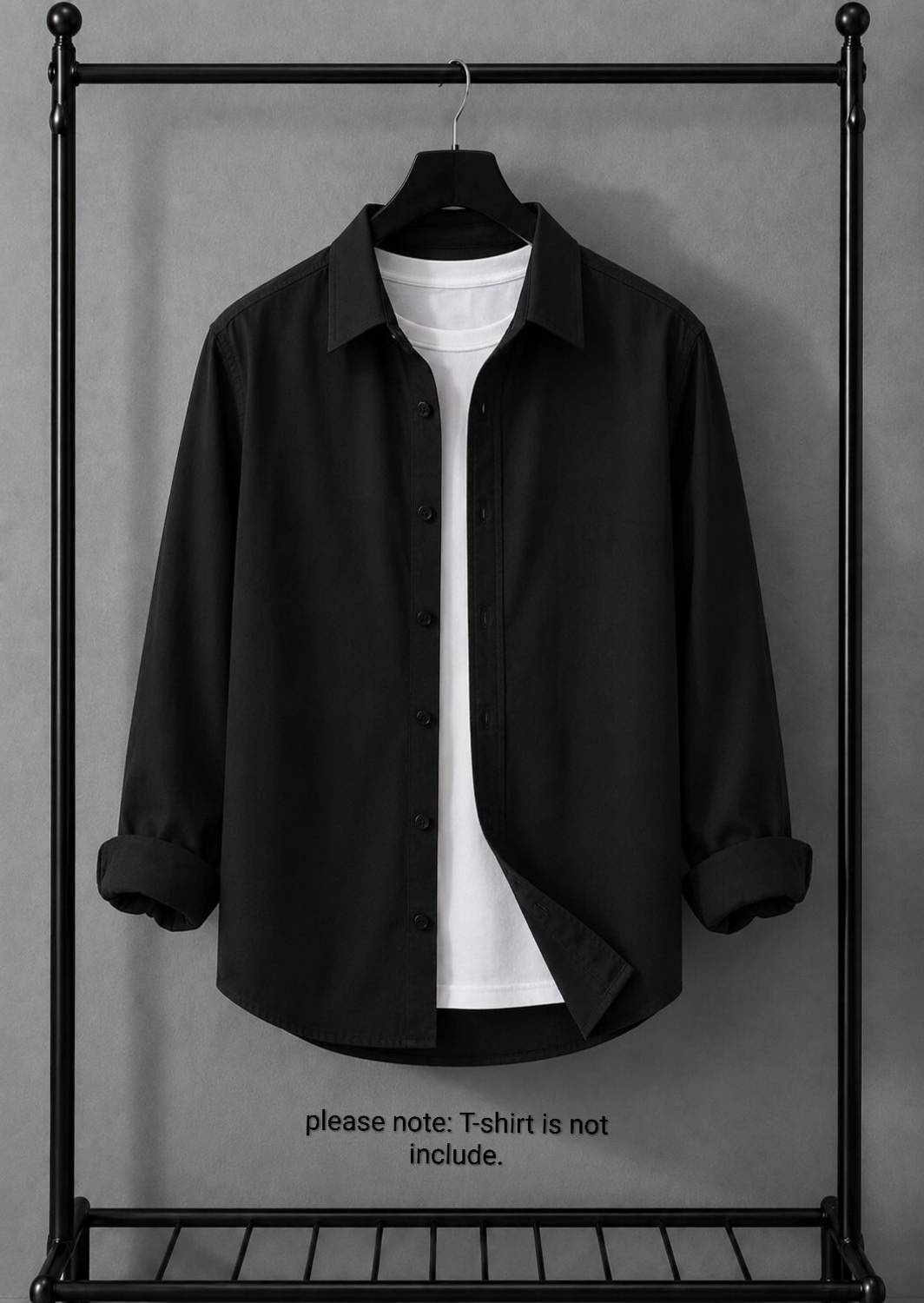 JCOSTA Men Black Casual Shirt - Image 1