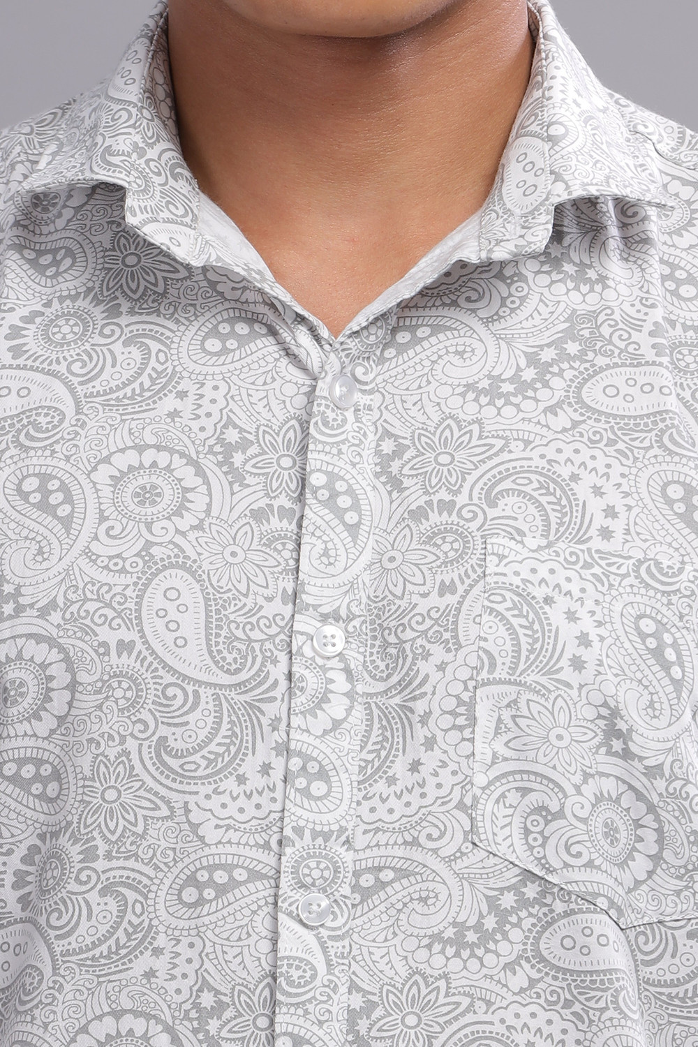 Image of shardha enterprise Men Printed Casual Grey Shirt
