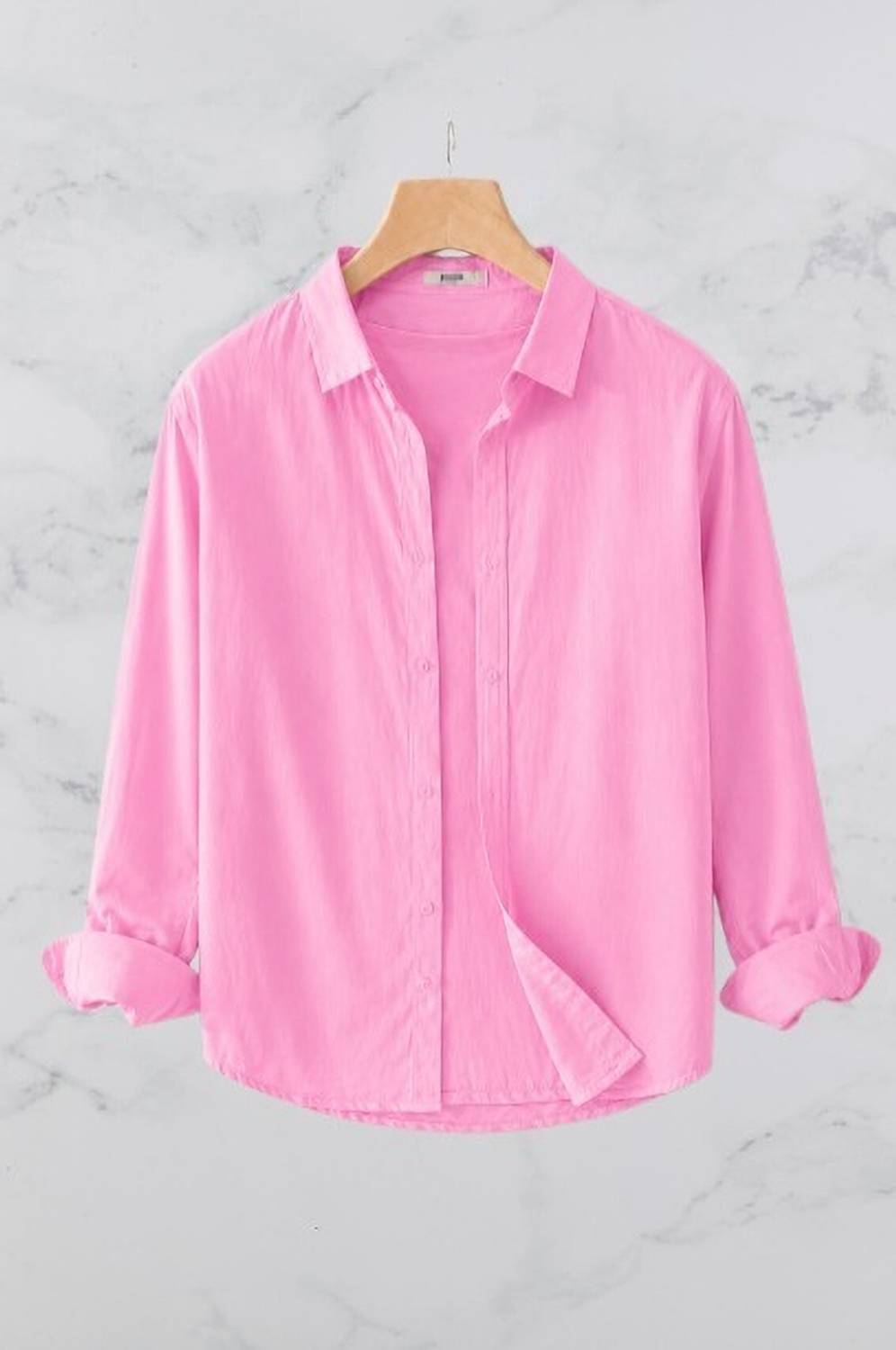 GLOREN Men Pink Casual Shirt - Image 1