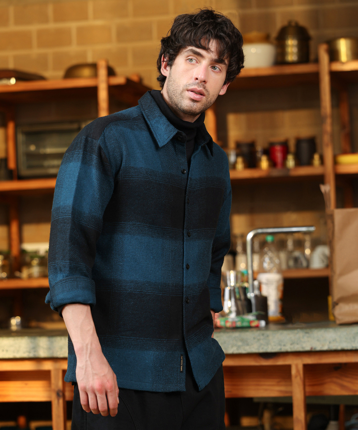 Image of CAMPUS SUTRA Men Checkered Casual Multicolor Shirt