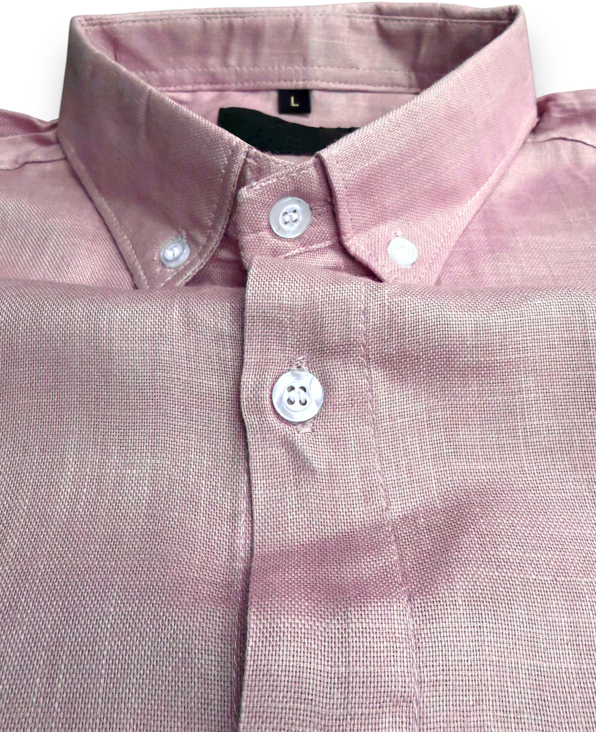 Image of METRONAUT Men Solid Casual Pink Shirt