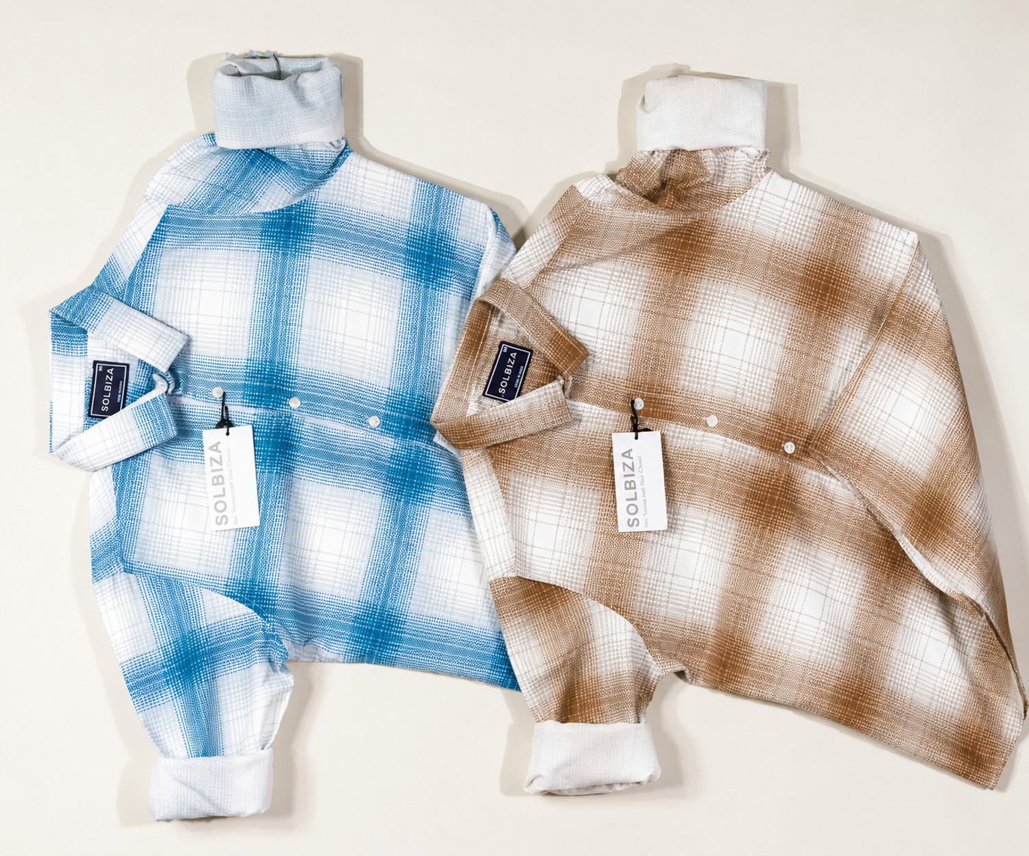 Image of Solbiza Men Checkered Casual Multicolor Shirt