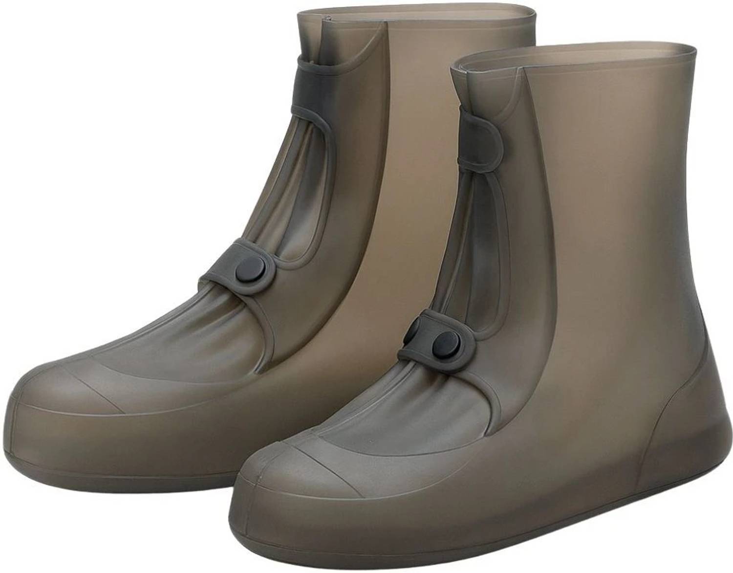PAGALY Reusable Waterproof Silicone Shoe Cover for Bike Riding, Travel & Outdoor 27.5 cm Silicone Brown Boots Shoe Cover