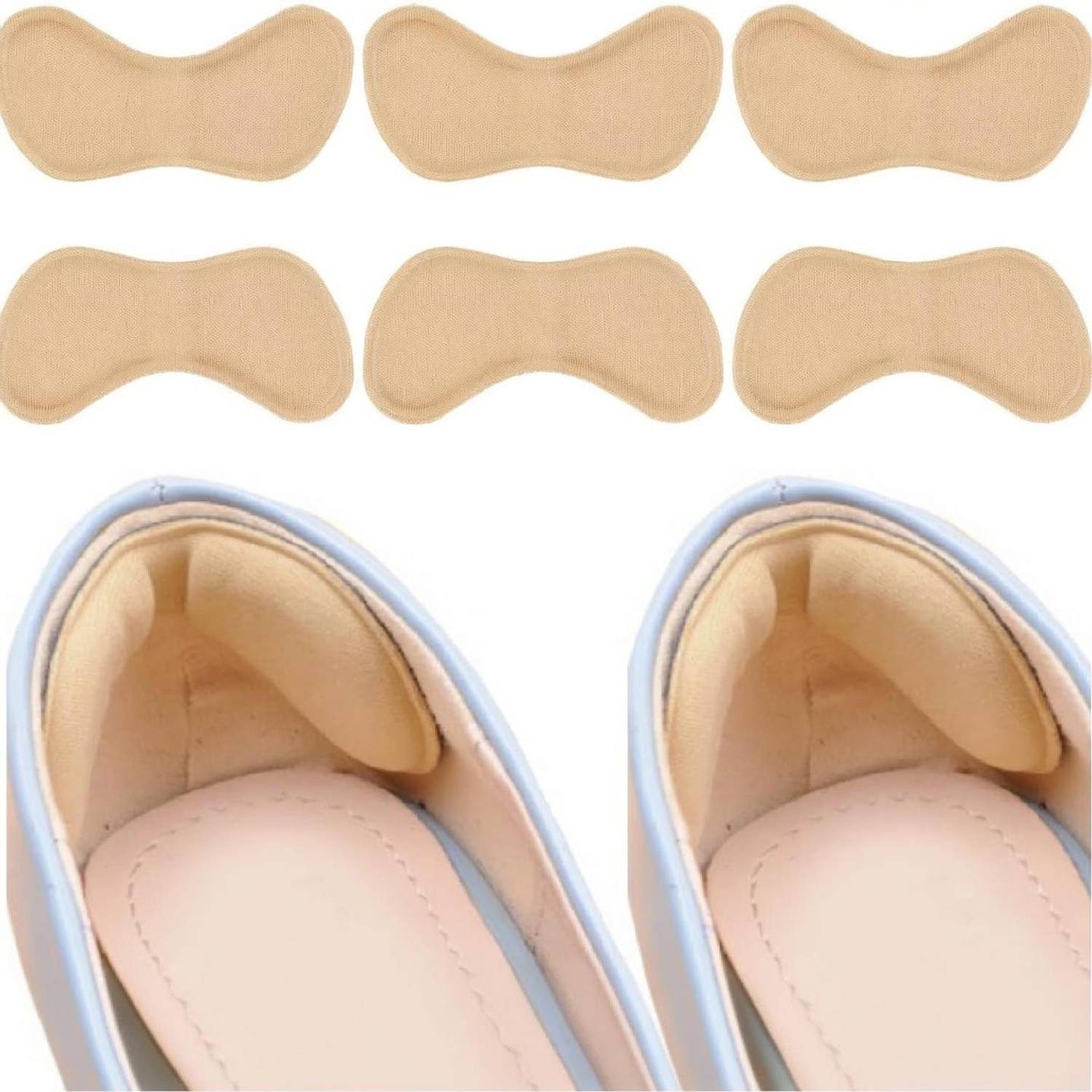 Akhuratha Shoe Insole Heel Liner Pads Back Heel Protector Heel Grips for Women Men 3 Pair Form Heel Liner Regular, Sports, Orthotic Shoe Insole