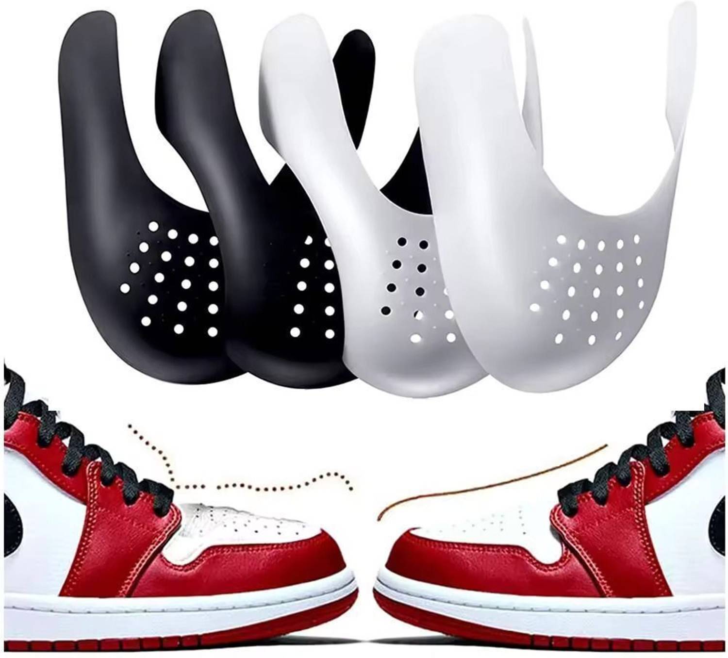 HISSIH Silicone Toe Shoe Crease Protectors - Image 3