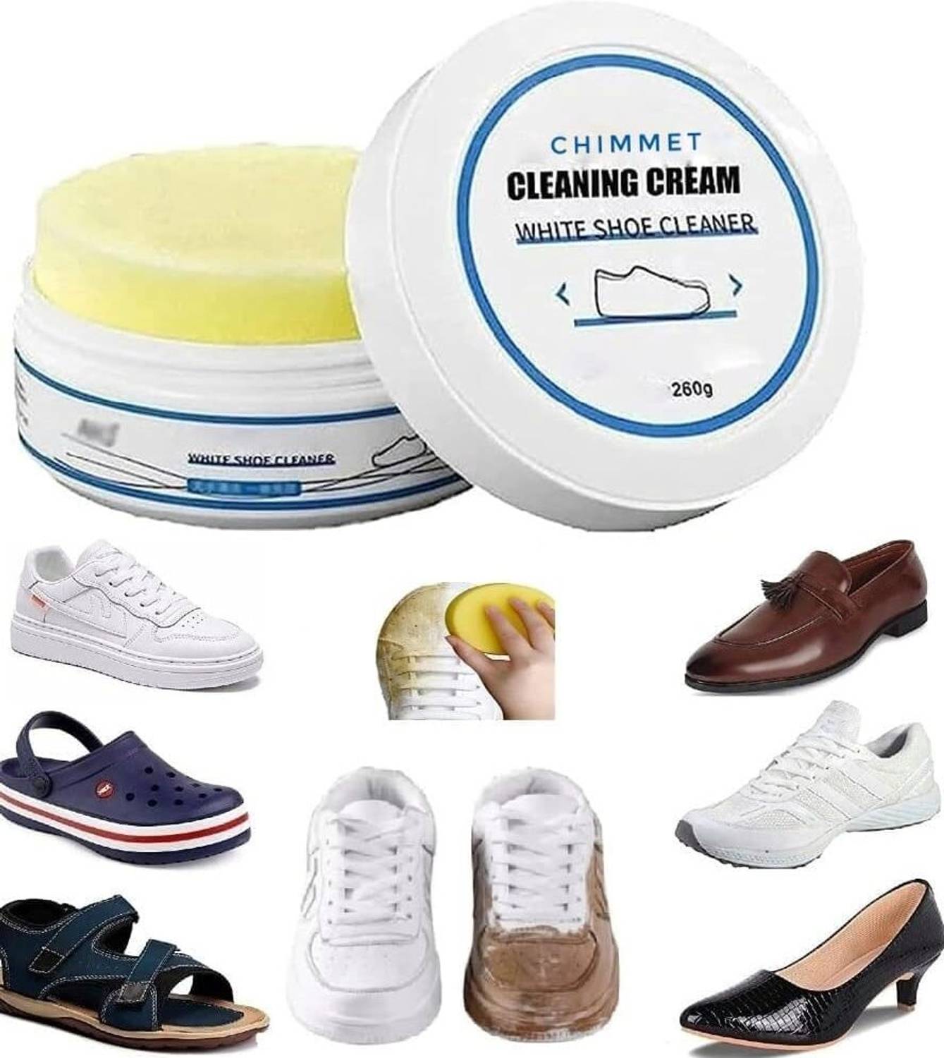 beautiloon Shoes Cleaning Cream Leather Shoe Cream