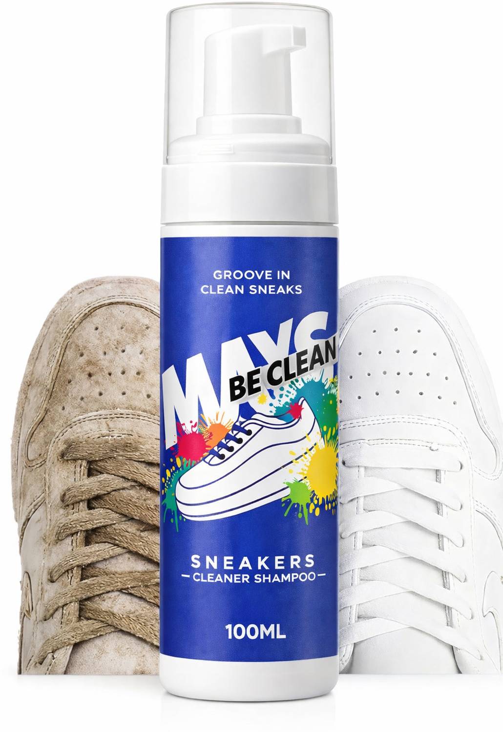 maxwax 100 ml Shoe Cleaner for Leather, Suede, Canvas