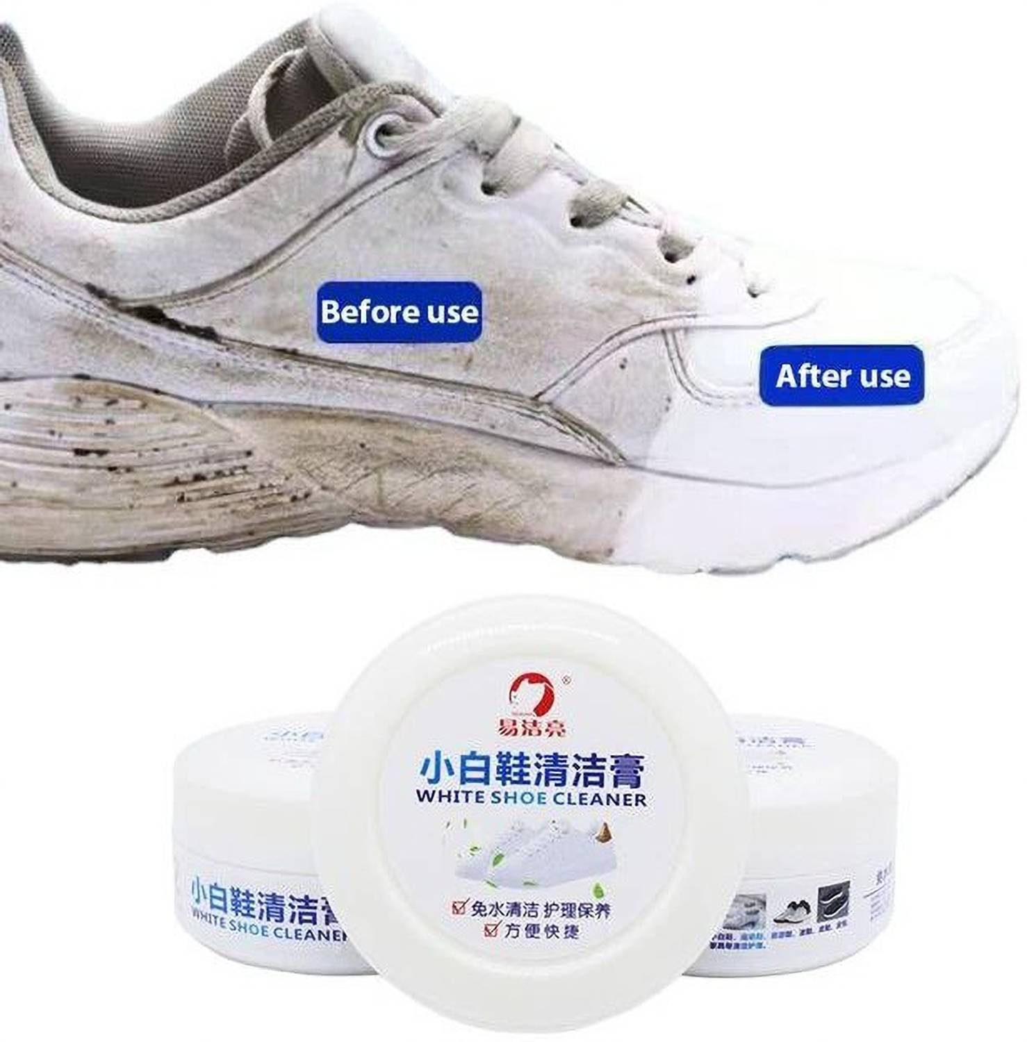 Aavad White Shoe Cleaning Cream Leather Shoe Cleaner