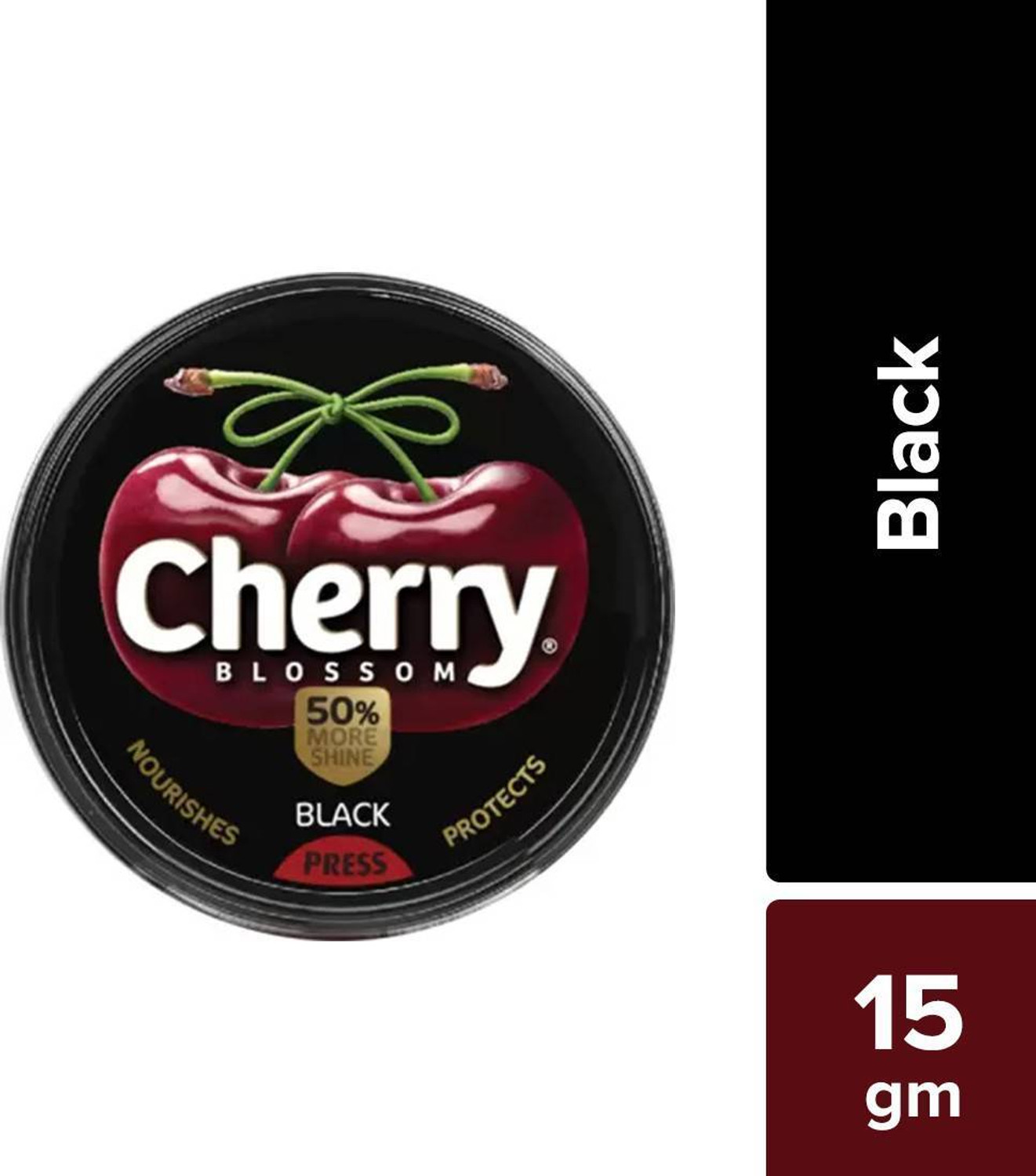Image of Cherry Blossom Shoe Polish cleaners for school, new, high, branded shoes, police, kids, cream Leather Shoe Wax Polish