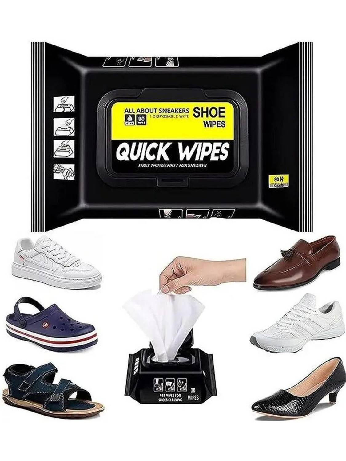 Budieggs Shoe Wipes Suede Shoe Cleaner