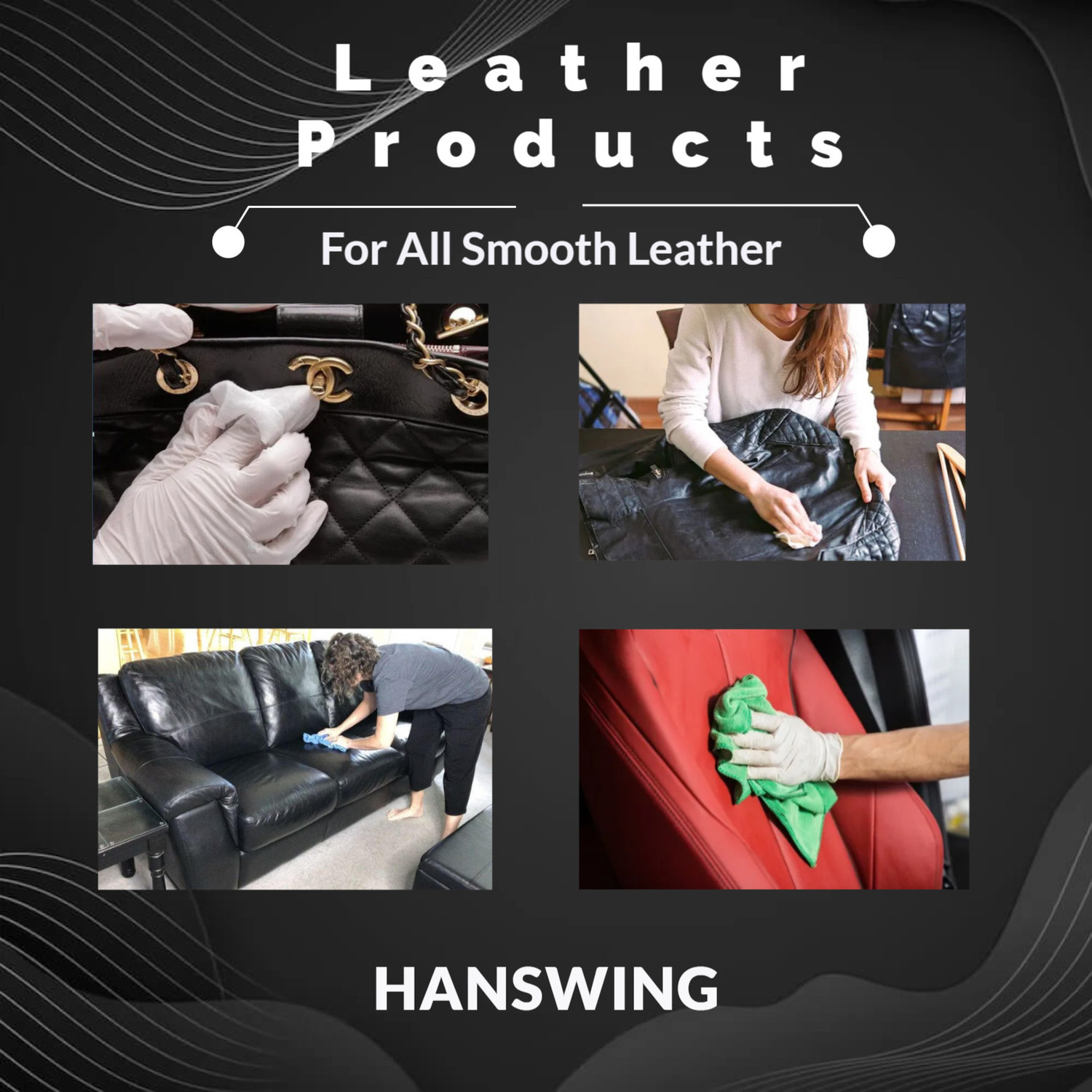 Image of HANSWING Leather Conditioner Polish Cream Leather Jacket Leather Bag Sofa Seat Leather Shoe Cream (Neutral)